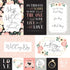 Wedding Collection Multi Journaling Cards 12 x 12 Double-Sided Scrapbook Paper by Echo Park Paper - Scrapbook Supply Companies