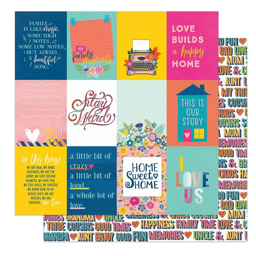 Wicker Lane Collection In This House 12 x 12 Double-Sided Scrapbook Paper by Photo Play Paper - Scrapbook Supply Companies