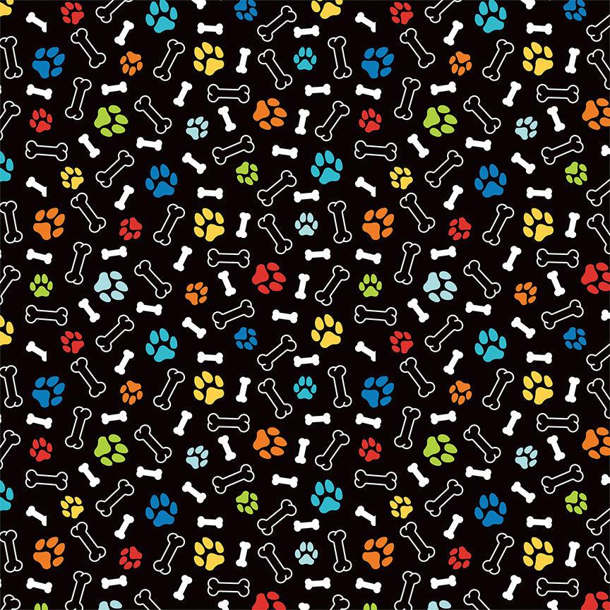 Bow Wow Collection Dog Treat 12 x 12 Double-Sided Scrapbook Paper by Photo Play Paper - Scrapbook Supply Companies
