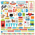 Meow Collection 12 x 12 Cardstock Scrapbook Sticker Sheet by Photo Play Paper - Scrapbook Supply Companies