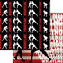 Female Wrestling Collection Wrestling Wood 12 x 12 Double-Sided Scrapbook Paper by SSC Designs