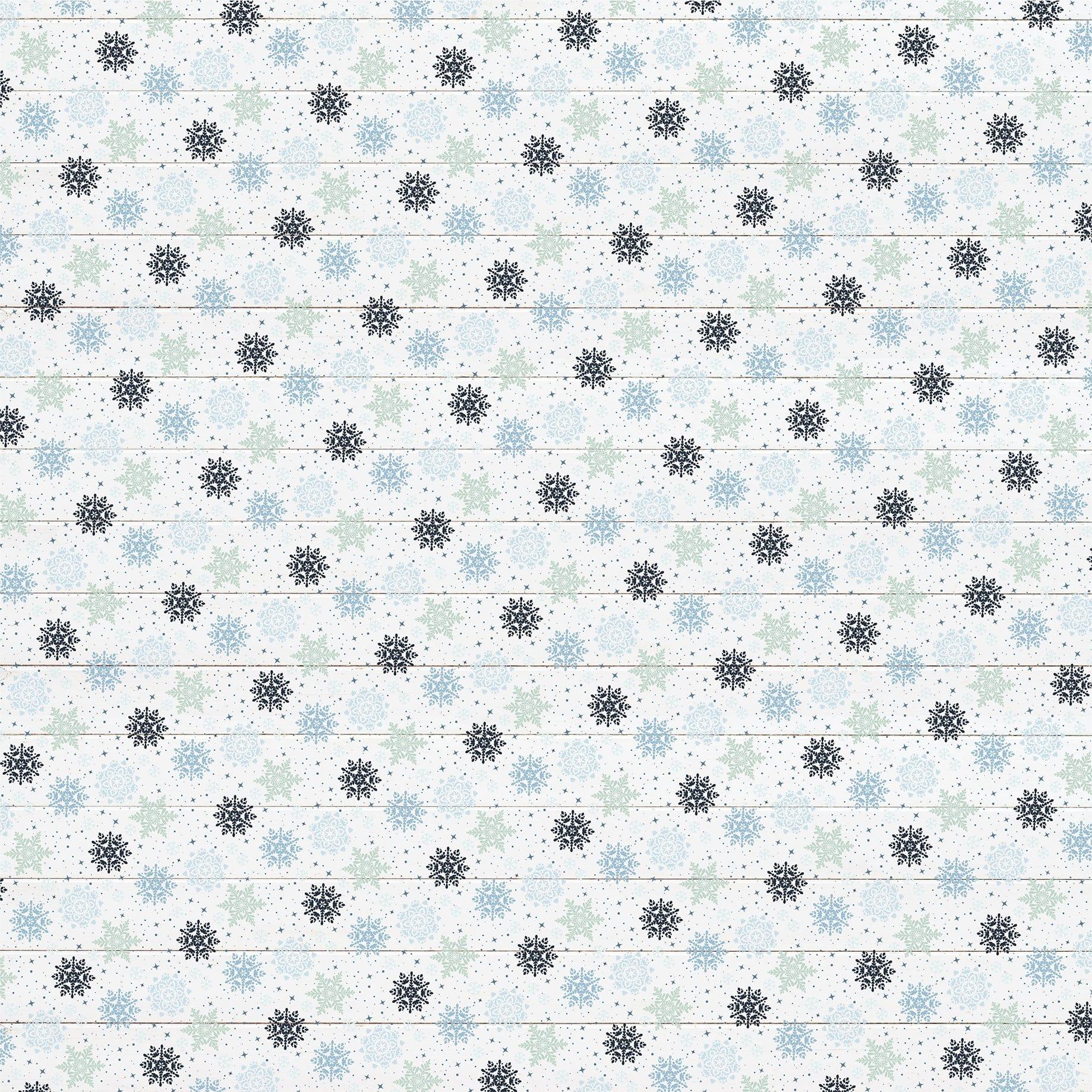 Winter Collection 3 x 4 Journaling Cards 12 x 12 Double-Sided Scrapbook  Paper by Echo Park Paper