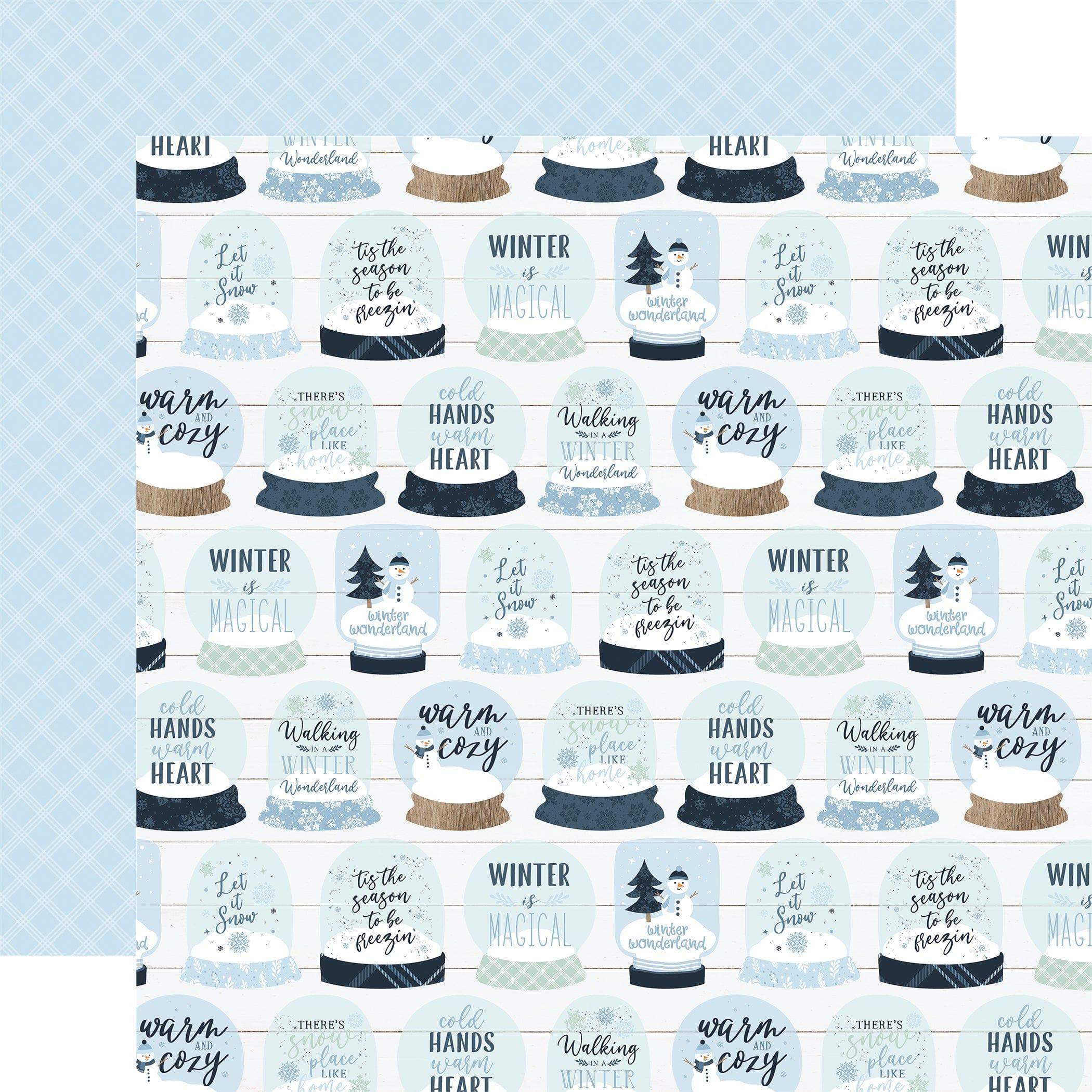 Winter Collection Winter is Magical 12 x 12 Double-Sided Scrapbook Paper by Echo Park Paper