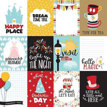 Wish Upon A Star 2 Collection 3x4 Journaling Cards 12 x 12 Double-Sided Scrapbook Paper by Echo Park Paper - Scrapbook Supply Companies