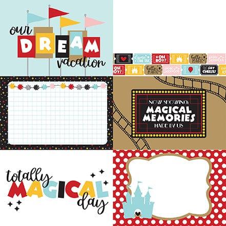 Wish Upon A Star 2 Collection 6x4 Journaling Cards 12 x 12 Double-Sided Scrapbook Paper by Echo Park Paper - Scrapbook Supply Companies