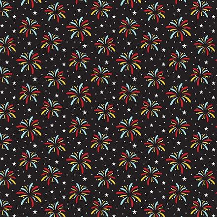 Wish Upon A Star 2 Collection Colorful Booms 12 x 12 Double-Sided Scrapbook Paper by Echo Park Paper - Scrapbook Supply Companies