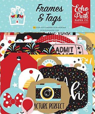 Wish Upon A Star 2 Collection 5 x 5 Scrapbook Tags & Frames Die Cuts by Echo Park Paper