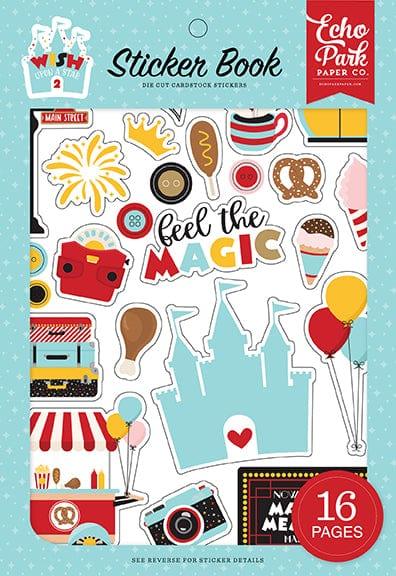 Wish Upon A Star 2 Collection Die Cut Cardstock Scrapbook Sticker Book by Echo Park Paper - Scrapbook Supply Companies