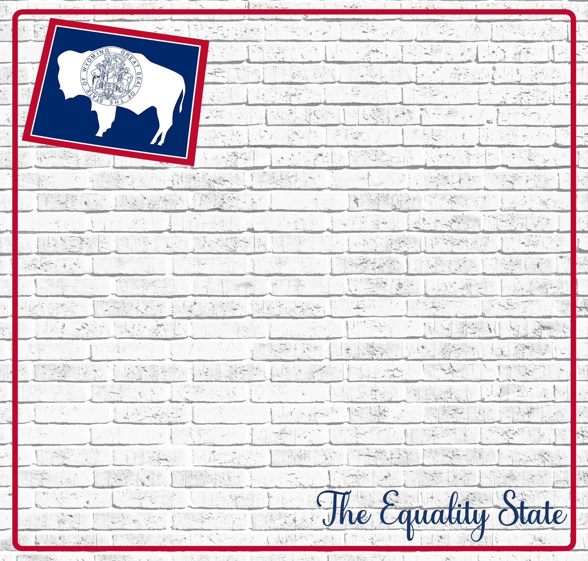 Fifty States Collection Wyoming 12 x 12 Double-Sided Scrapbook Paper by SSC Designs