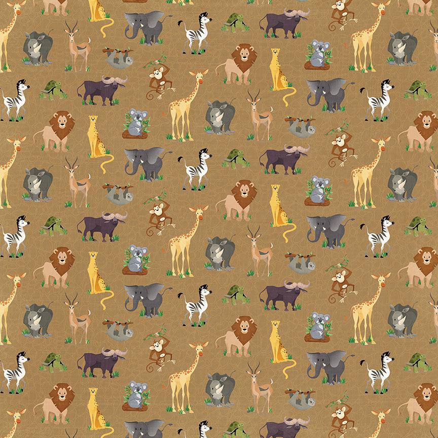 A Day At The Zoo Collection Roar 12 x 12 Double-Sided Scrapbook Paper by Photo Play Paper - Scrapbook Supply Companies