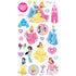 Disney Princess Collection Glitter 4 x 8 Scrapbook Stickers by EK Success - Scrapbook Supply Companies