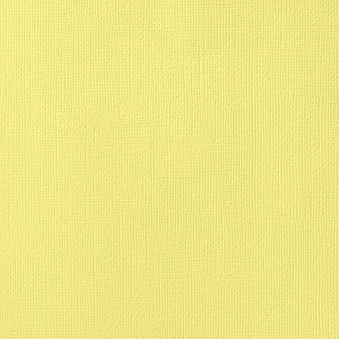 Canary 12 x 12 Textured Cardstock by American Crafts - Scrapbook Supply Companies