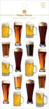 Beer Collection 4 x 8 Scrapbook Embellishment by Paper House Productions