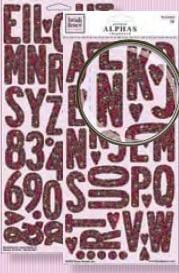 Kit #1 Valentine's Day Collection Scrapbook Paper & Embellishment Kit by Heidi Grace - 23 Pieces - Scrapbook Supply Companies
