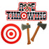 Axe Throwing 3.5 x 8 Title & Accessories Scrapbook Laser Cut Embellishments by SSC Designs
