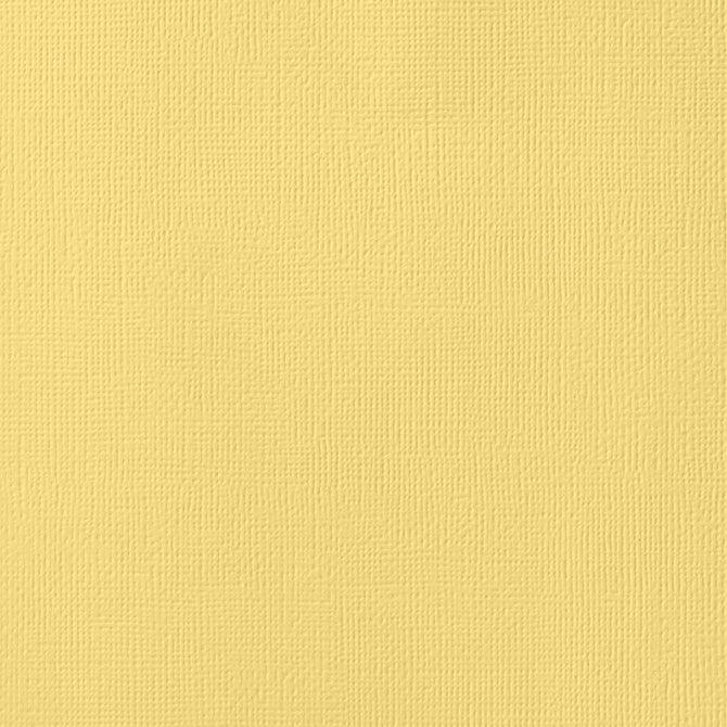 Banana 12 x 12 Textured Cardstock by American Crafts