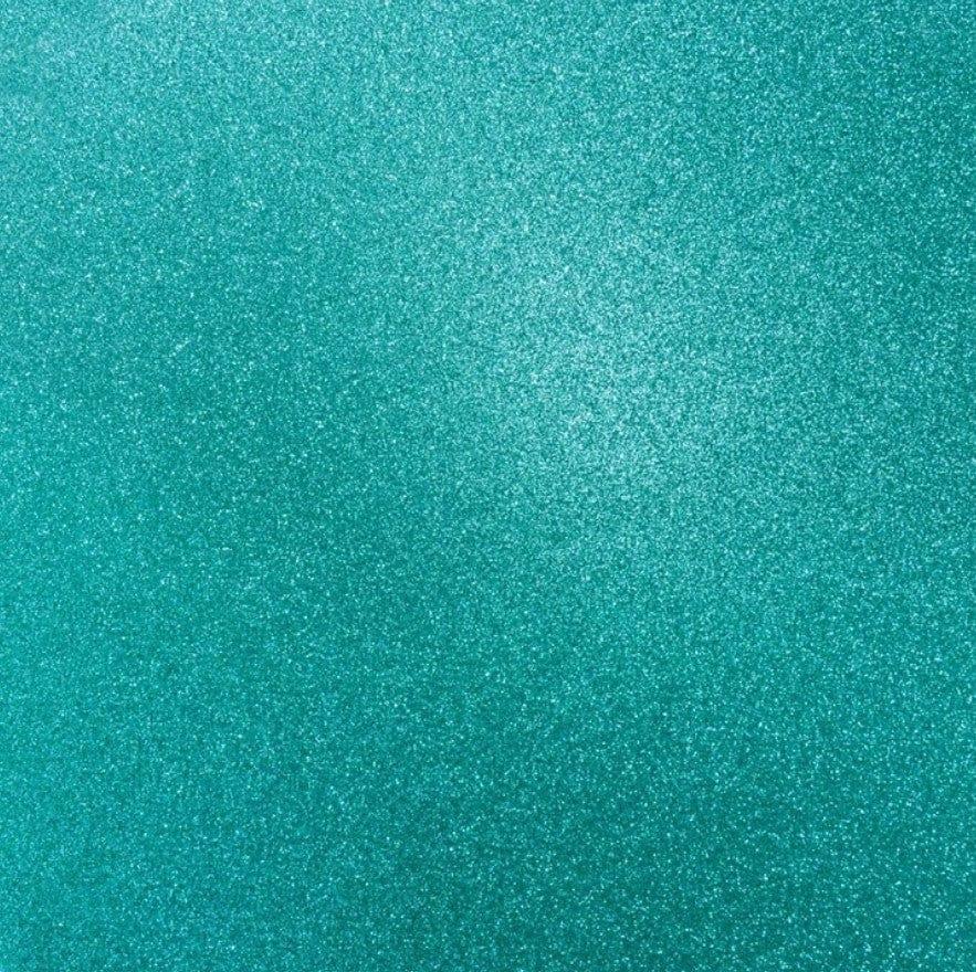 Lagoon 12 x 12 Heavyweight Glitter Cardstock by Kaisercraft - Scrapbook Supply Companies