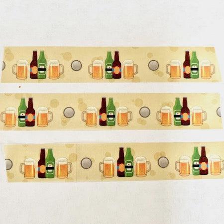 Beer Bottles Washi Tape by Eyelet Outlet - 32 Feet - Scrapbook Supply Companies