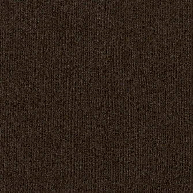 Brown 12 x 12 Textured Cardstock by Bazzill - Scrapbook Supply Companies