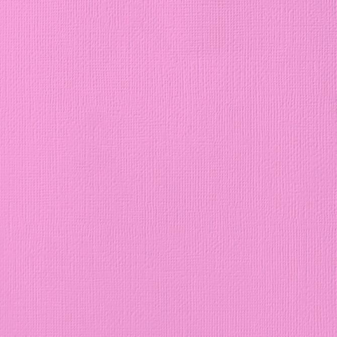 Bubblegum 12 x 12 Textured Cardstock by American Crafts - Scrapbook Supply Companies