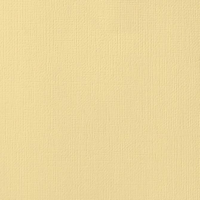 Butter 12 x 12 Textured Cardstock by American Crafts - Scrapbook Supply Companies