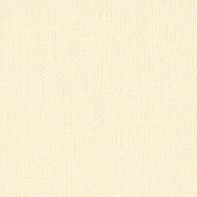 Butter Cream 12 x 12 Textured Cardstock by Bazzill