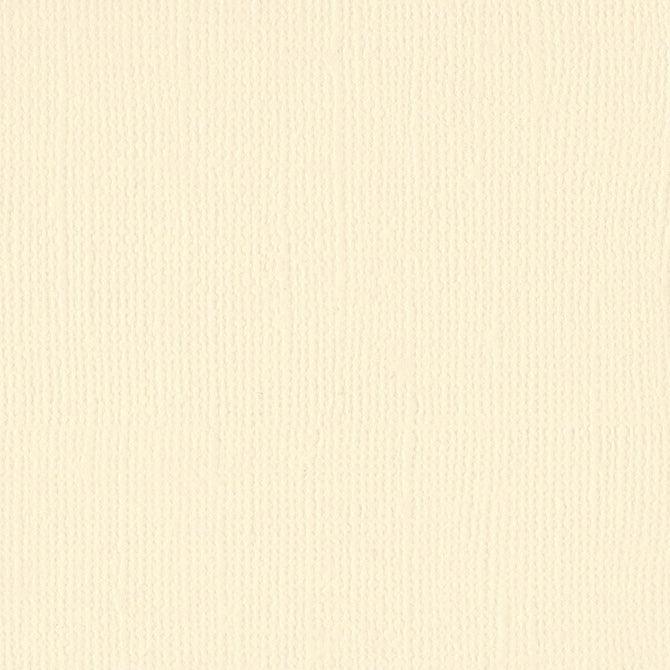 Butter Cream 12 x 12 Textured Cardstock by Bazzill - Scrapbook Supply Companies