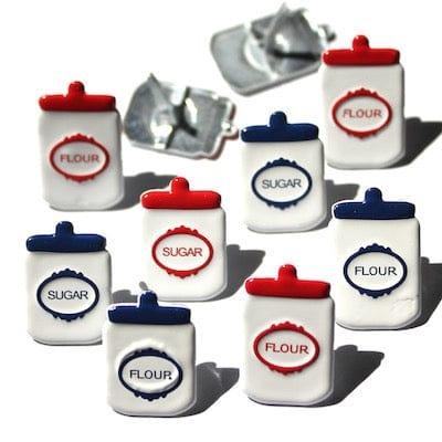 Kitchen Canister Brads by Eyelet Outlet - Pkg. of 12 - Scrapbook Supply Companies