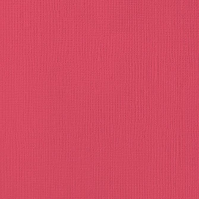 Cherry 12 x 12 Textured Cardstock by American Crafts - Scrapbook Supply Companies