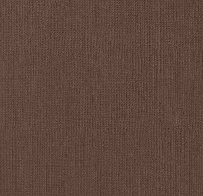 Chestnut 12 x 12 Textured Cardstock by American Crafts