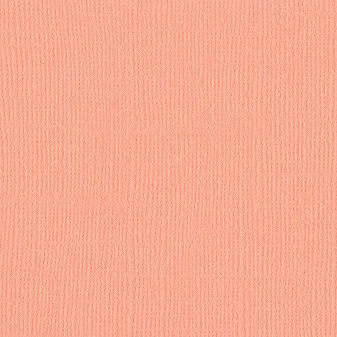 Coral Cream 12 x 12 Textured Cardstock by Bazzill - Scrapbook Supply Companies