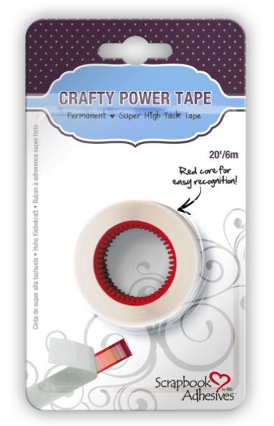 Crafty Super High Tack Power Tape Refill - 20' - Scrapbook Supply Companies