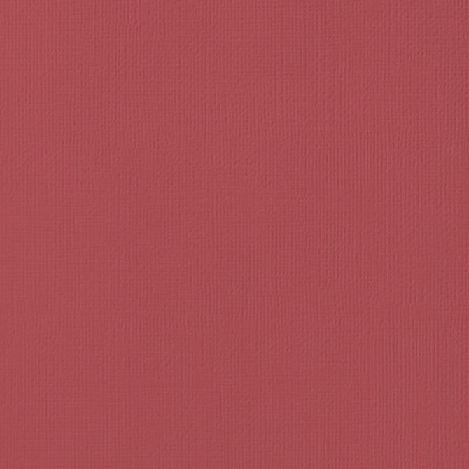 Cranberry 12 x 12 Textured Cardstock by American Crafts