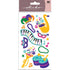 Mardi Gras 4 x 7 Dimensional Scrapbook Sticker by Sticko - Scrapbook Supply Companies