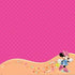 Disney Mickey Family Collection Minnie Mouse Glittered Thermography 12 x 12 Scrapbook Paper by EK Success