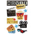 Theater Collection Movie Night 5 x 7 Glitter 3D Scrapbook Embellishment by Paper House Productions - Scrapbook Supply Companies