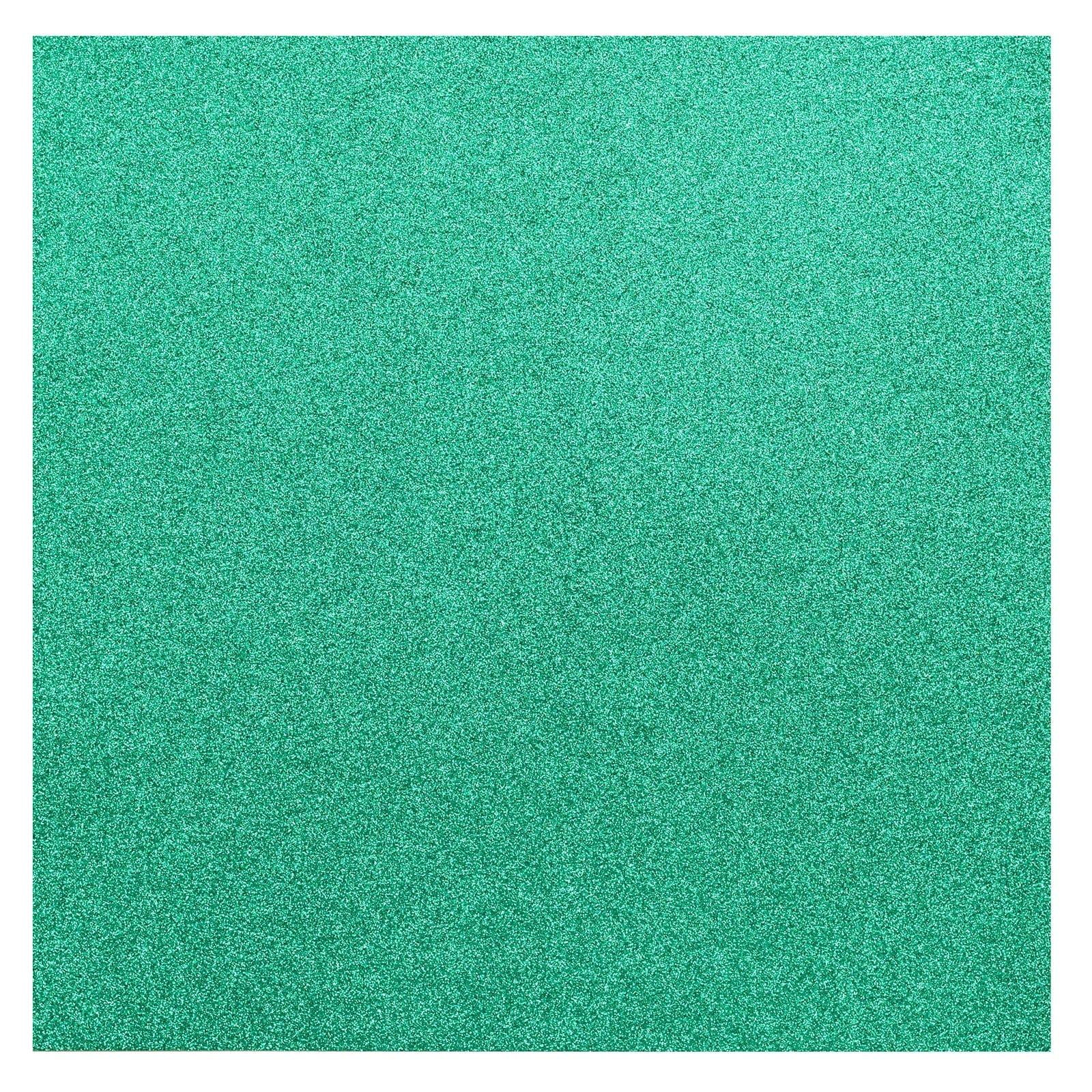 Glitter Silk Collection Jade 12 x 12 Glitter Scrapbook Paper by Core'dinations - Scrapbook Supply Companies
