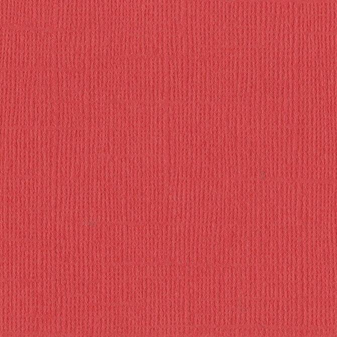 Flamingo 12 x 12 Textured Cardstock by Bazzill