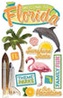 Travel Collection Florida 3D Glitter Scrapbook Embellishment by Paper House Productions - Scrapbook Supply Companies