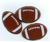 Football Brads by Eyelet Outlet - Pkg. of 12 - Scrapbook Supply Companies