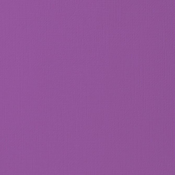 Grape 12 x 12 Textured Cardstock by American Crafts - Scrapbook Supply Companies