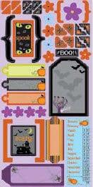 Halloween Fun Collection Gem Cardstock Stickers by Cloud 9 Design - Scrapbook Supply Companies