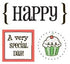 Happy Quick Cards Sticker Sheet by SRM Press - Pkg. of 2 - Scrapbook Supply Companies