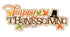 Happy Thanksgiving Title 3.5 x 8.5 Laser Cut Scrapbook Embellishment by SSC Laser Designs