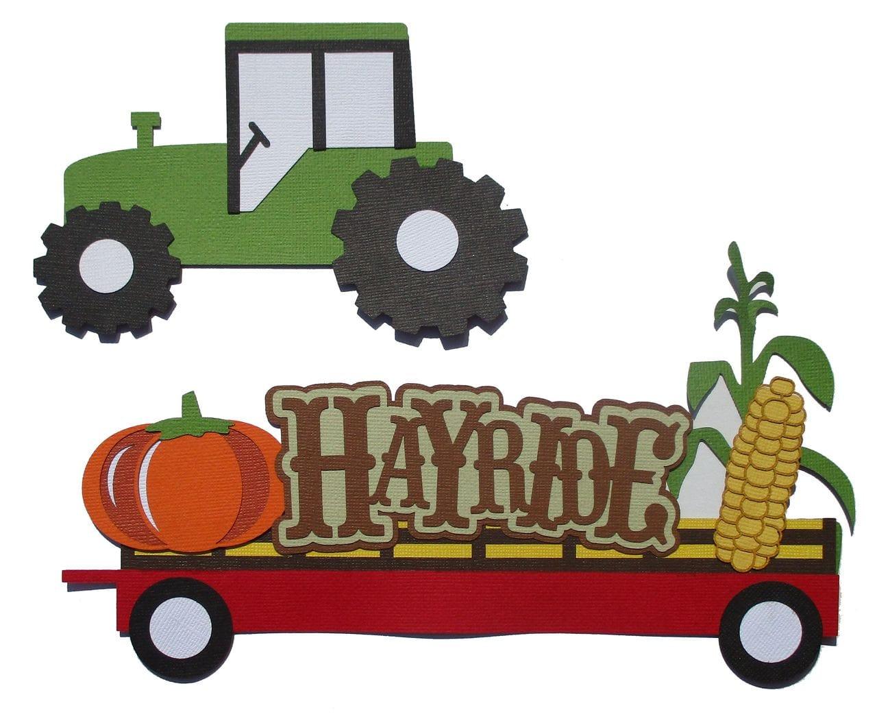 Tractor Hayride Clipart