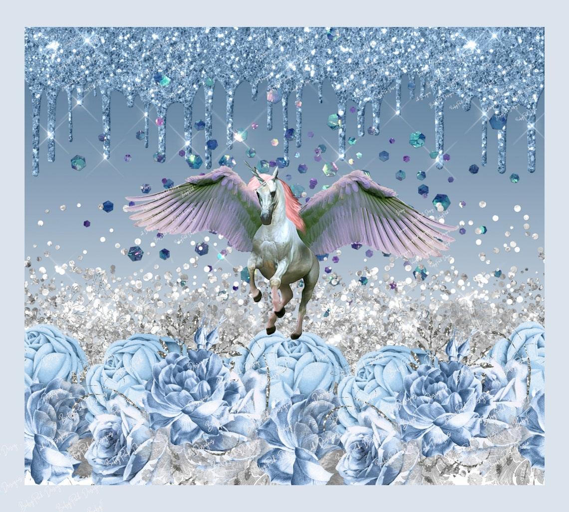 Beautiful Unicorn 30 oz. Straight Skinny Tumbler by SSC Designs - Scrapbook Supply Companies