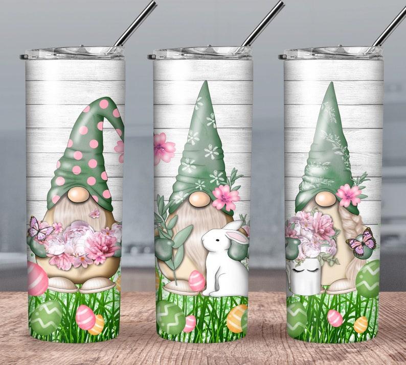Easter Gnomes 30 oz. Straight Skinny Tumbler by SSC Designs - Scrapbook Supply Companies
