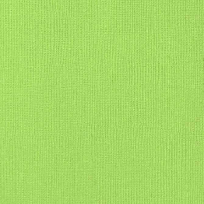 Key Lime 12 x 12 Textured Cardstock by American Crafts - Scrapbook Supply Companies