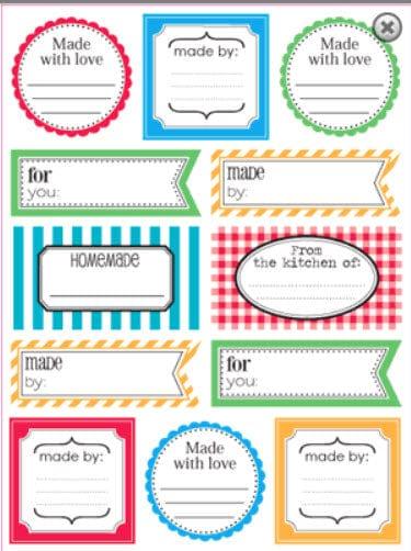 Labels By The Dozen Collection Made By 7 x 9 Scrapbook Sticker Sheet by SRM Press - Scrapbook Supply Companies