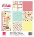 Let's Picnic Collection 12 x 12 Double-Sided Scrapbook Paper Kit & Sticker Sheet by Echo Park Paper - 7 Pieces - Scrapbook Supply Companies